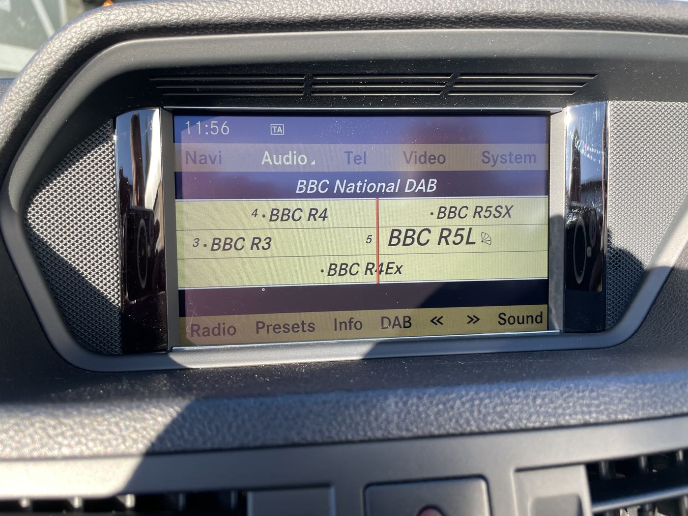 DAB Radio Menu