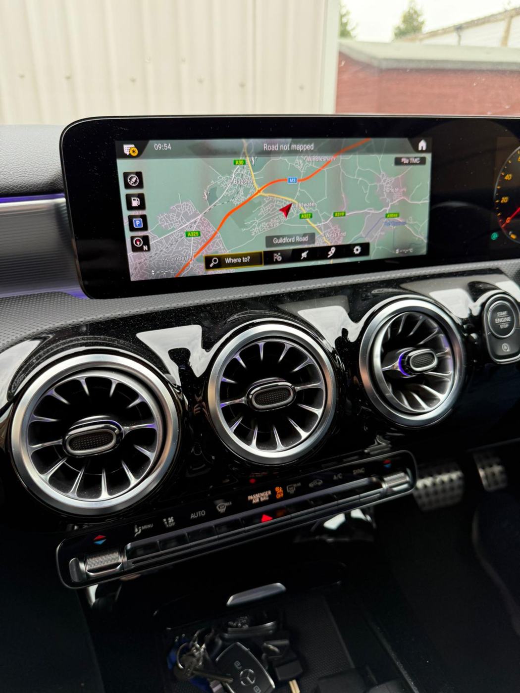 Mercedes W177 A-class 10″ Digital Screen upgrade
